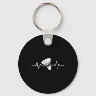 Badminton Shuttle Sports Team Player Funny Badmint Keychain