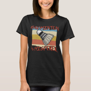 Badminton shuttlecock athlete sport T-Shirt