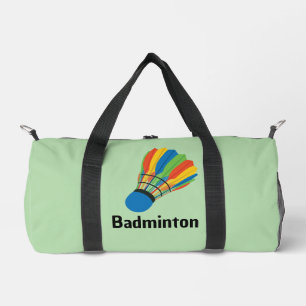 Badminton Shuttlecock Design Duffel Sac
