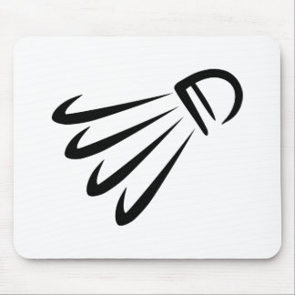 Badminton shuttlecock mouse pad