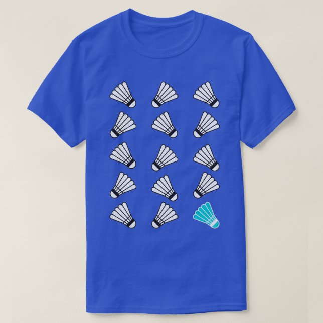 Badminton Shuttlecock T 8 T-Shirt (Design Front)