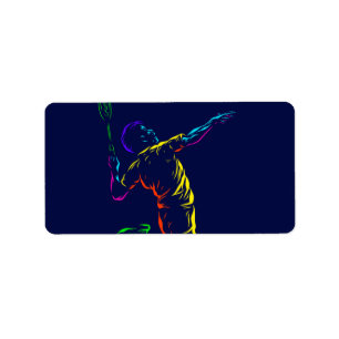 Badminton smash shot label