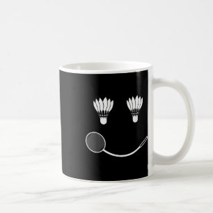 Badminton Smile Love Team Player Coach Coffee Mug