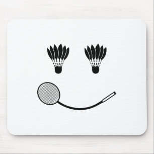 Badminton Smile Love Team Player Coach  Mouse Pad