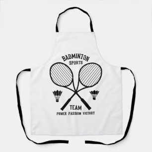Badminton Sports Team Apron