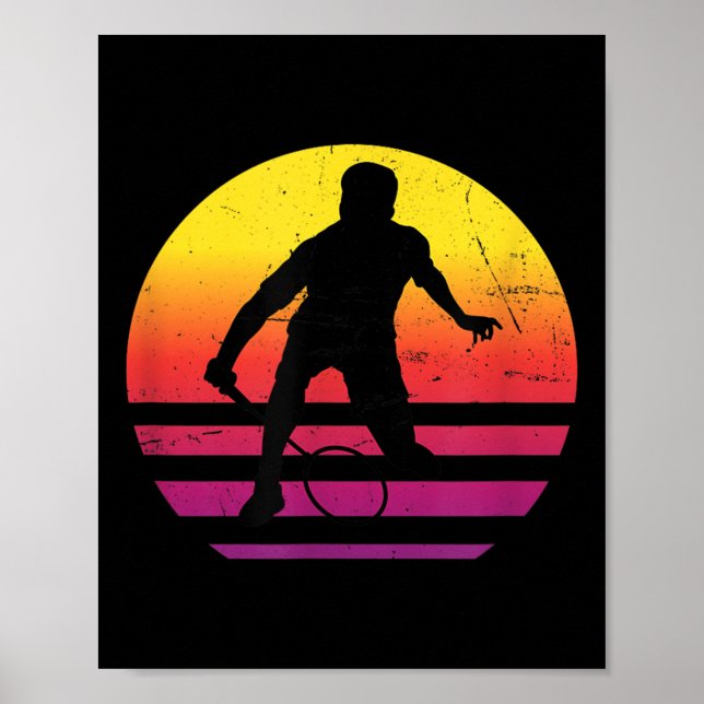 Badminton Squash Mens Shuttle Women  Poster (Front)