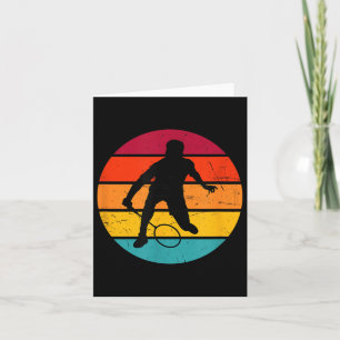 Badminton Squash Shuttle Womens Badminton Player  Card