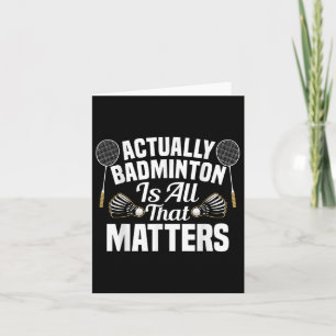 Badminton Team Match S Shuttle Badminton Player  Card