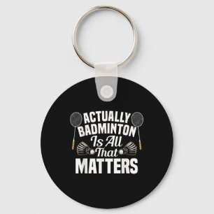 Badminton Team Match S Shuttle Badminton Player Keychain