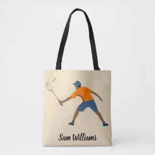 Badminton Tote Bag
