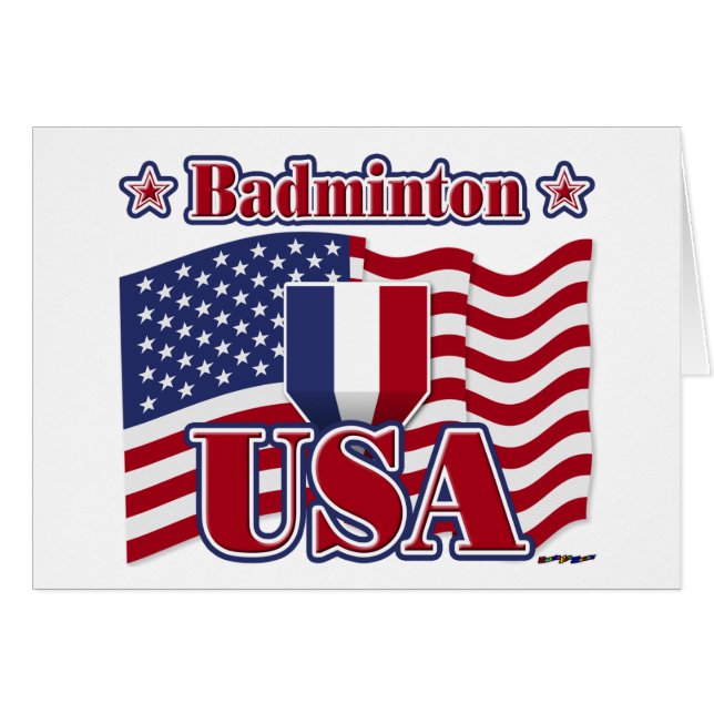 Badminton USA (Devant horizontal)