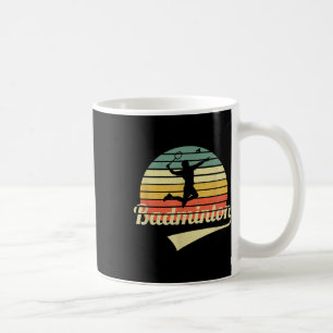 Badminton Vintage Badminton Player Badminton Sport Coffee Mug