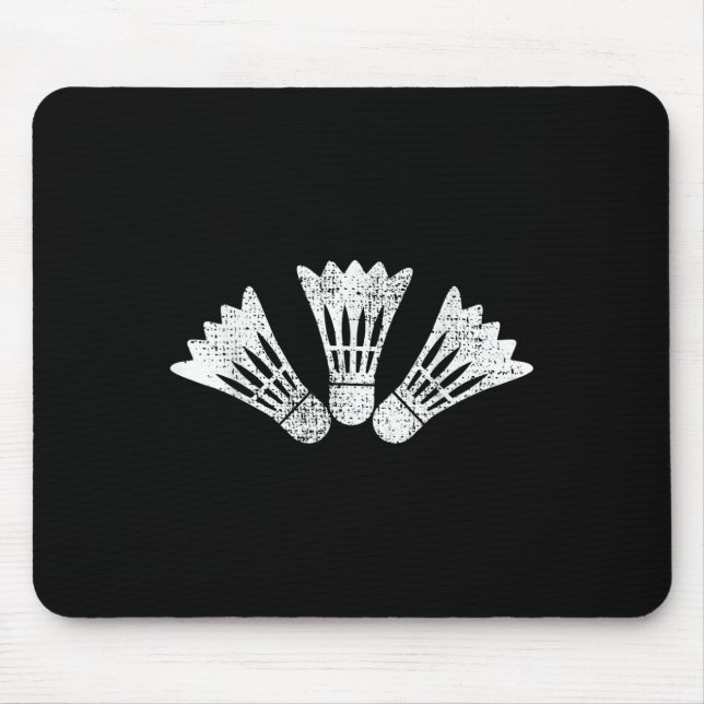 Badminton Vintage Gift  Mouse Pad (Front)