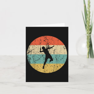 Badminton Vintage Retro Badminton Player Card