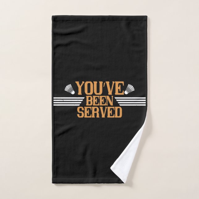 Badminton - Vous avez été servi (Serviette à main)