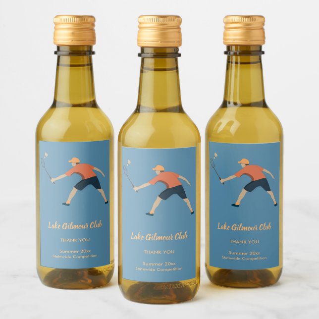 Badminton Wine Label (Bottles)