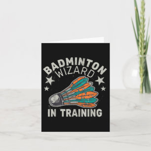 Badminton Wizard In Training Shuttle Sport Ball Sp Card