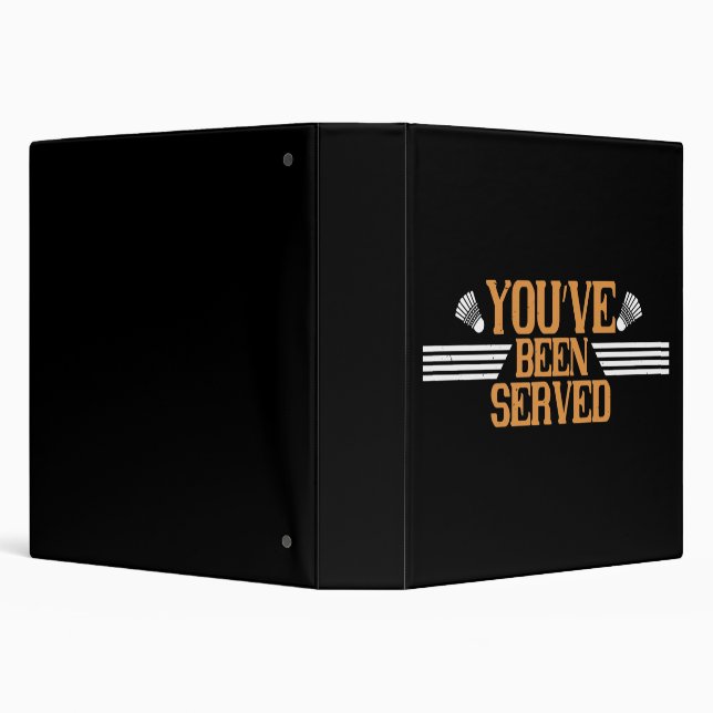 Badminton - You've been served Binder (Background)