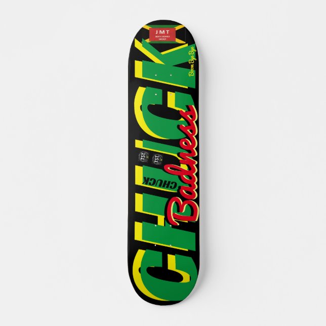 BADNESS DE CHUCK 7 3/4" Planche de skateboard (Devant)