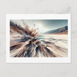 Badwater Basin in Death Valley, Postcard