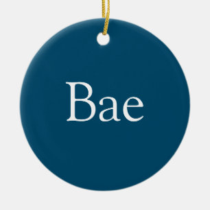 Bae Definition Husband Boyfriend Blue Ceramic Ornament