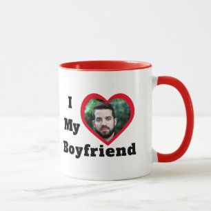 Bae Personalized Custom Photo I Love My Boyfriend Mug