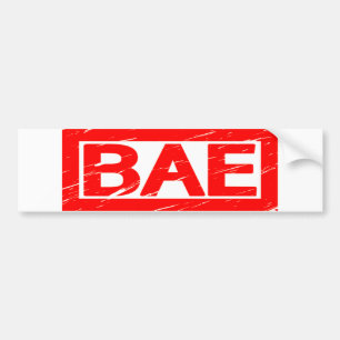 Bae Stamp Bumper Sticker