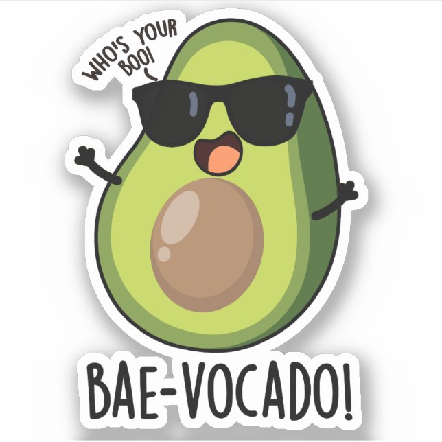 Bae-vocado Funny Avocado Pun  (Front)
