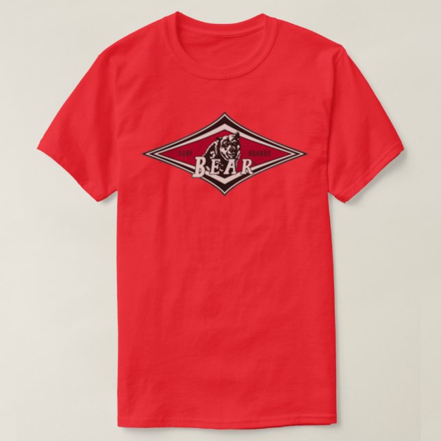 Baesic Bear Surf Boards T-Shirt (Design Front)
