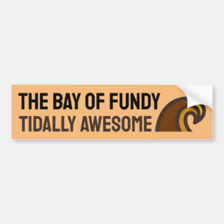 Baf de Fundy Tidally Awesome Sticker pare-chocs