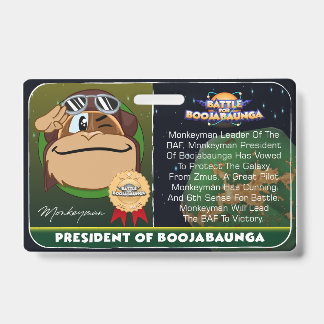 BAF MONKEYMAN BADGE
