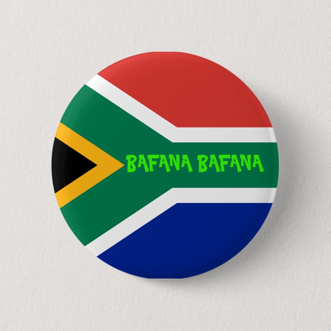 BAFANA BAFANA 2 INCH ROUND BUTTON (Front)