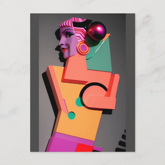 Baffia Ken Gauge Surrealism Postcard (Front)