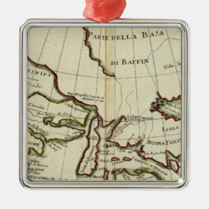 Baffin Bay North Atlantic Ocean Metal Ornament