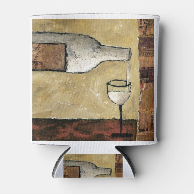 BAG03 White Wine.tif Can Cooler (Front)