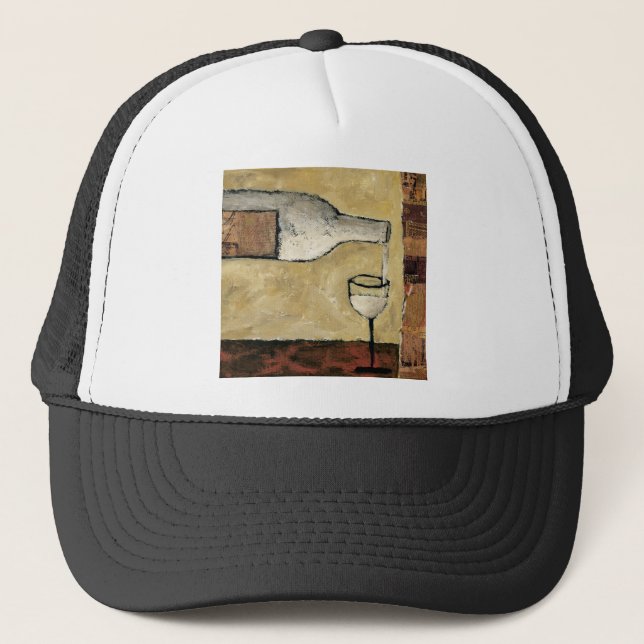 BAG03 White Wine.tif Trucker Hat (Front)
