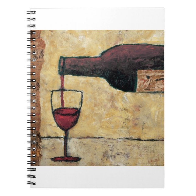 BAG04 Red Wine.tif Notebook (Front)