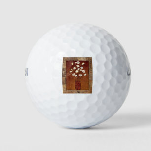 BAG12 White Flowers.tif Golf Balls
