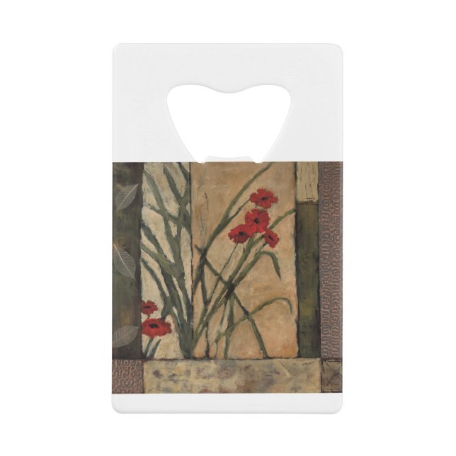 BAG39 Lilies 2.tif Credit Card Bottle Opener (Front)