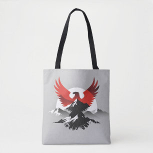 Bag "Aigle et montagnes albanais   Tote Modern Heritag