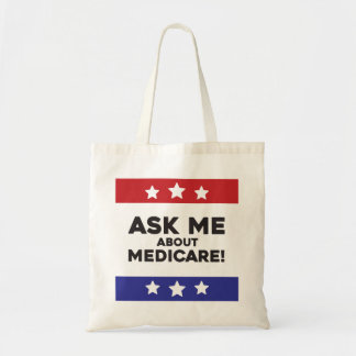 Bag Ask Me About Medicare Tote