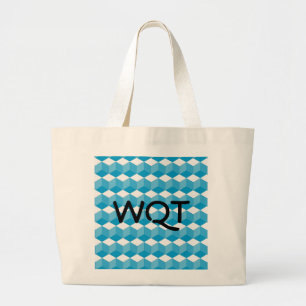 Bag - Block design with initials