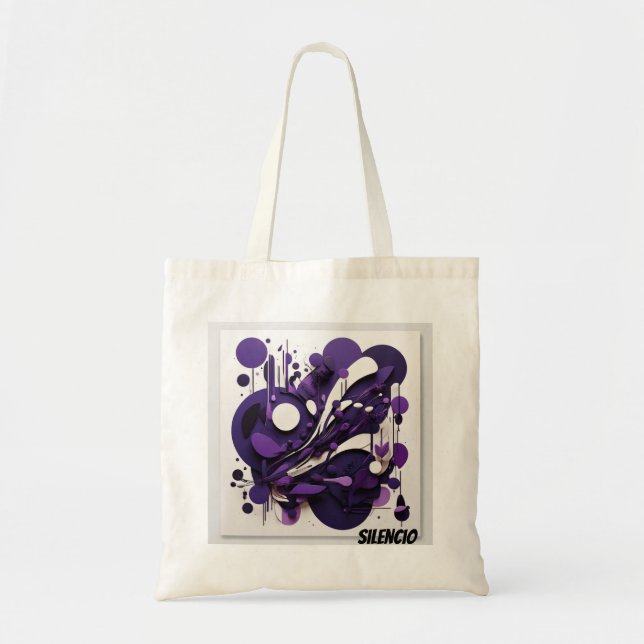 Bag Bolsa Tote Arte Nocturno Abstracto (Devant)