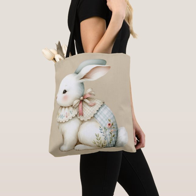 Bag Charme de lapin Cottagecore Tote (De près)