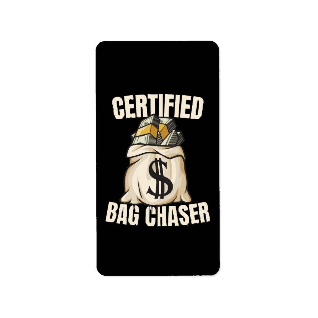 bag chaser  label (Front)
