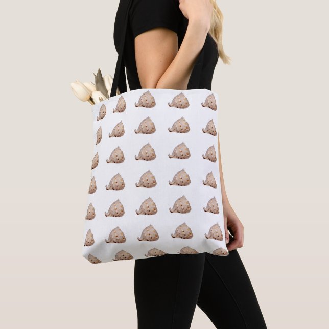 Bag Conch Shell All Over Print Tote (De près)
