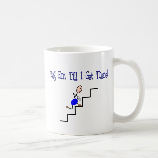 "Bag Em Till I Get There", Respiratory Gifts Coffee Mug (Right)