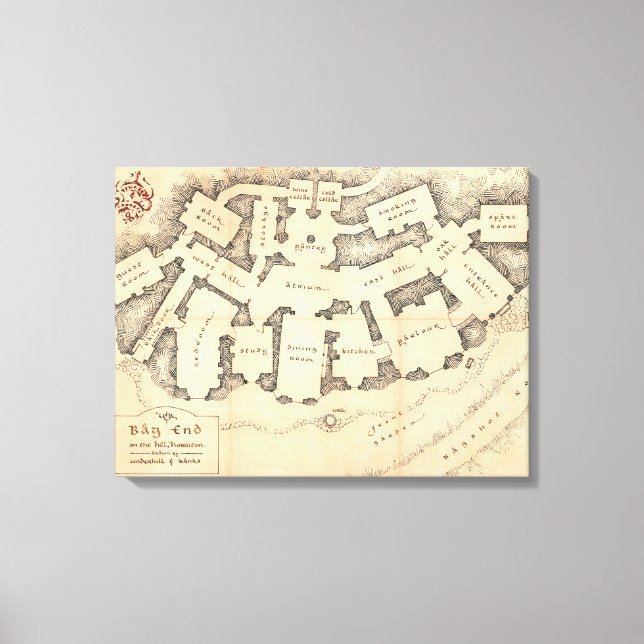 Bag End Canvas Print (Front)