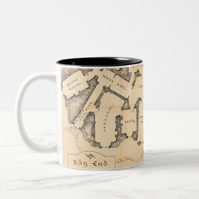 Bag End Two-Tone Coffee Mug (Left)