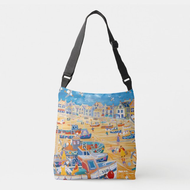 Bag featuring St Ives,Cornwall by artist John Dyer (Front)